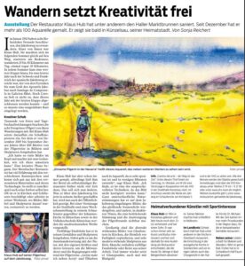 Haller Tagblatt Pressebericht Camino del arte